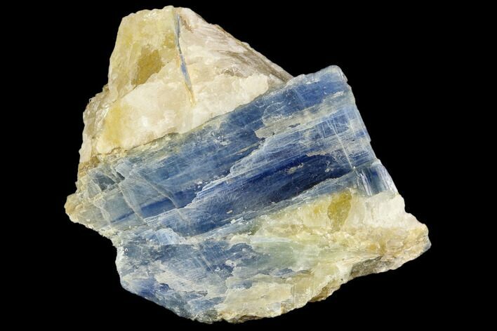 Vibrant Blue Kyanite Crystals In Quartz - Brazil #118851